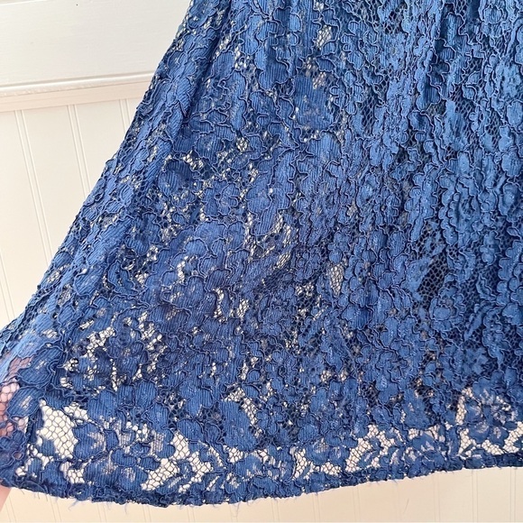Lulus Zenith Navy Blue Lace‎ Maxi Dress, Size XS - Picture 7 of 13